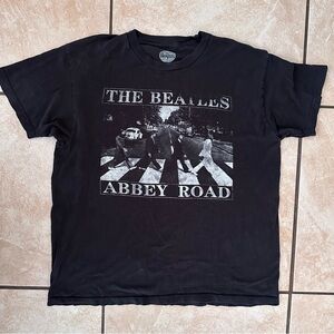 The Beatles Classic Black Cotton Tee